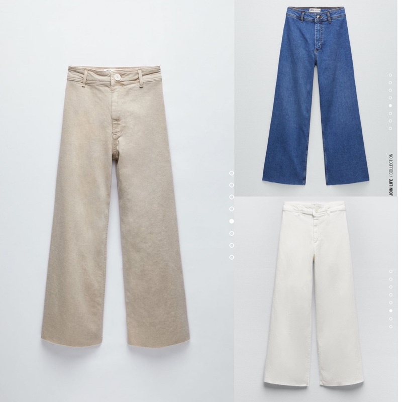 Quần jeans suông Za.ra basic nhiều màu