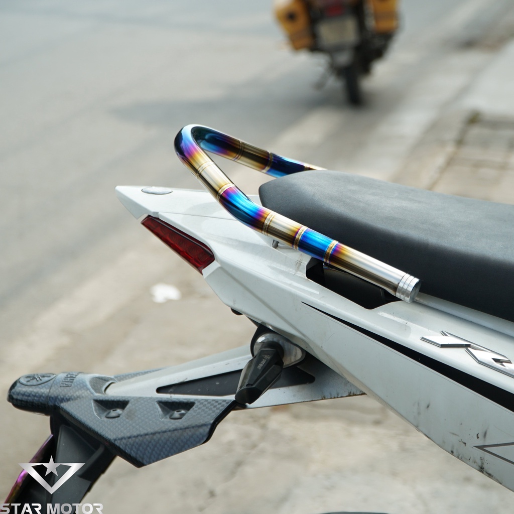 Tay xách, cảng sau Titanium Exciter 150, 155 chất liệu Titan mối hàn mũi tên