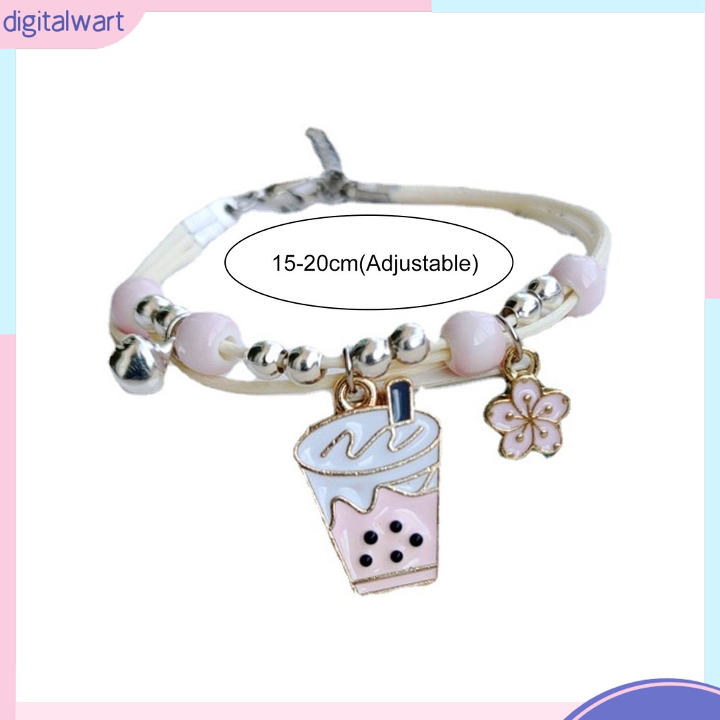 |Đào| Vòng Đeo Tay Tối Giản Bằng Hợp Kim Hình Thỏ Hoạt Hình Xinh Xắn Thời Trang Cho Bé Gái