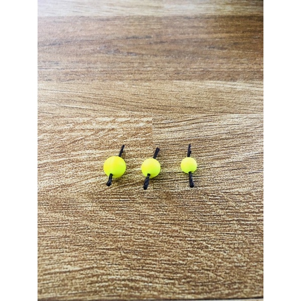 Xốp boli câu cá móc sẵn dây.Bịch 30 hạt