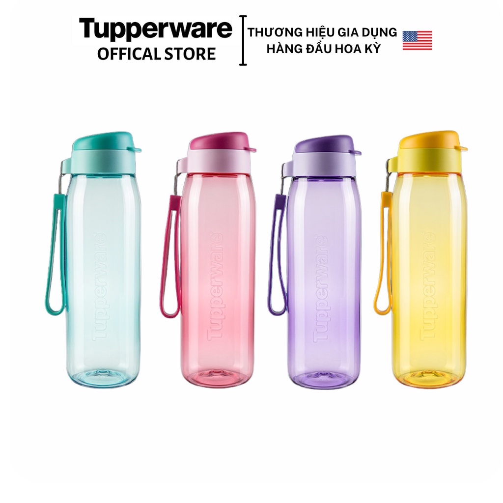 Bình đựng nước Tupperware Lohas Flask 750ml (Màu mới) - Bảo hành trọn đời - Nhựa nguyên sinh an toàn sức khoẻ