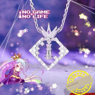 Mặt vòng cổ hai chiều hình anime no game no life 2022