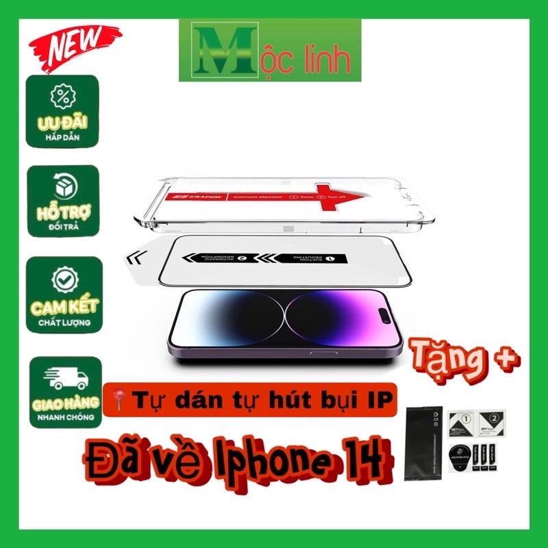 ☘IPHONE X ĐẾN 14 PRO MAX ☘️ TỰ DÁN - TỰ HÚT BỤI - CÓ KHUNG DÁN TỰ ĐỘNG - CÓ BẢO VỆ MÀNG LOA - KÍNH CƯỜNG LỰC ORANGEARROW