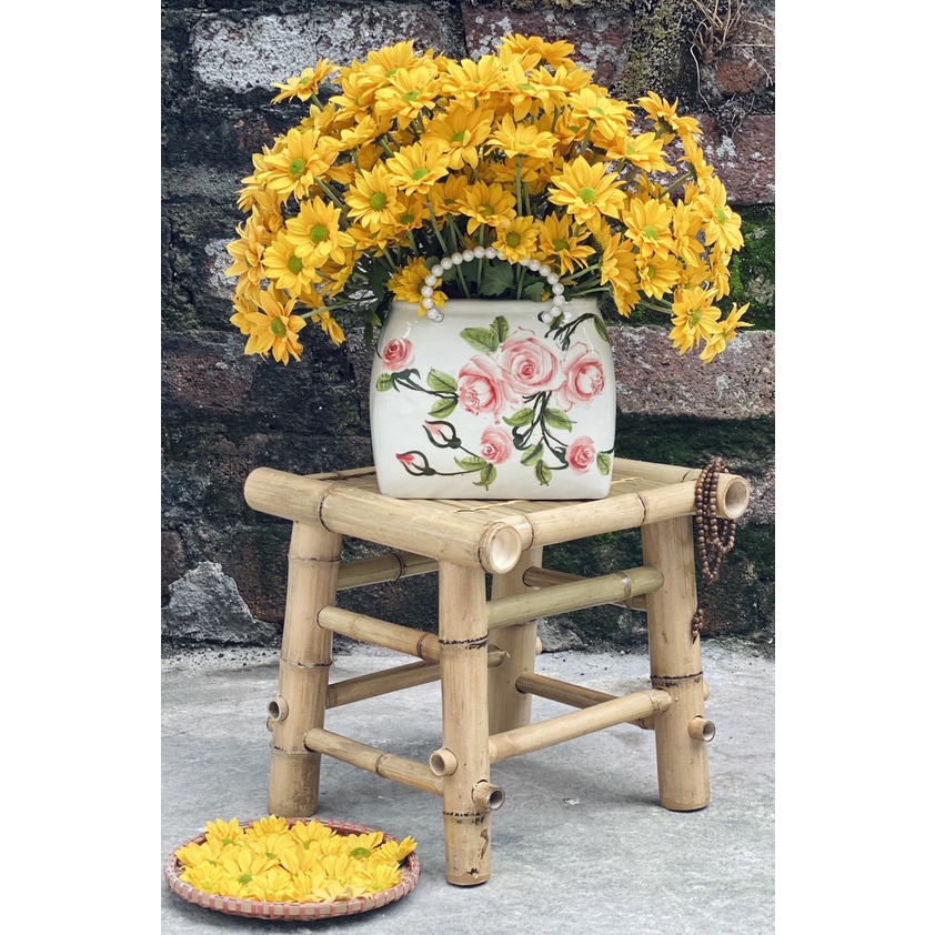 Bình Hoa Làn Cắm Hoa B13 Lọ Hoa Gốm Sứ Bát Tràng - Gốm Sứ NHÀ XINH