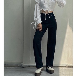 THE FANCE | Quần tây lưng xéo ống suông cá tính SUGAR DADDY