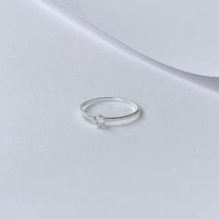 Nhẫn trơn đá Crystal Grace Jewelry