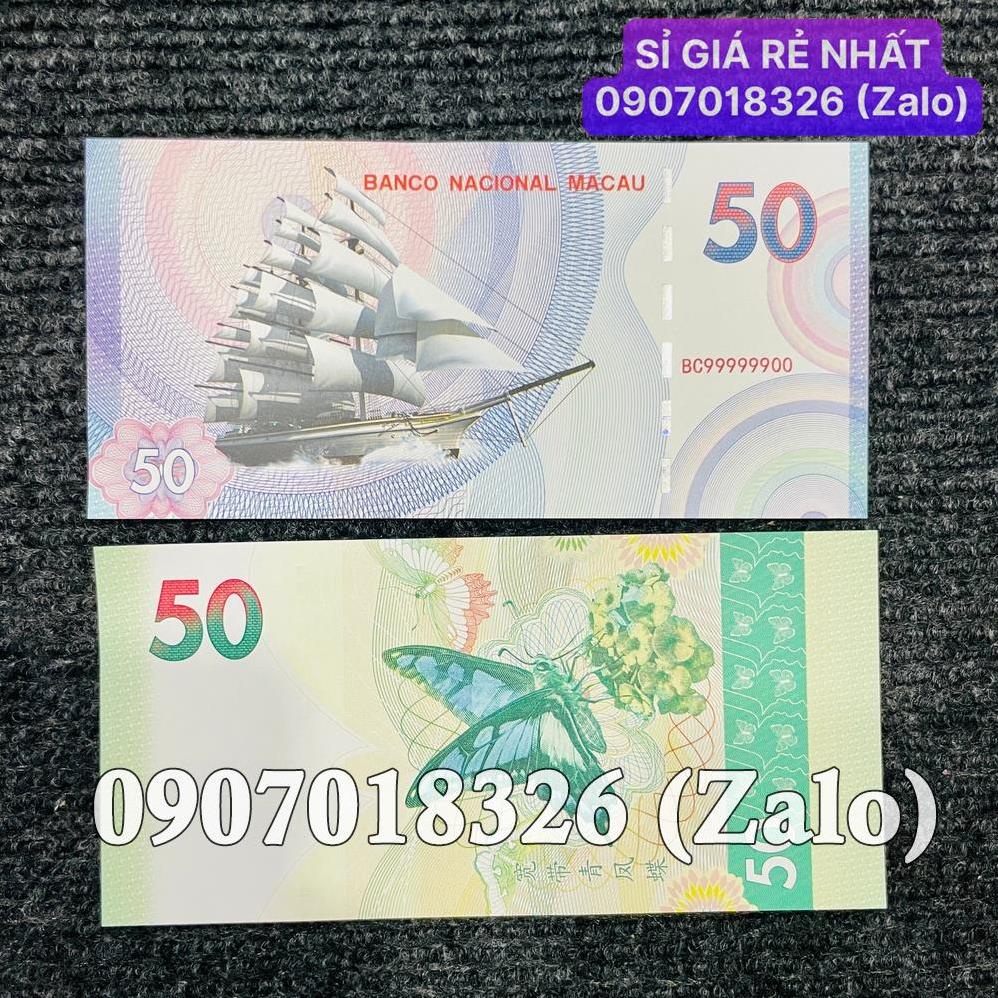 Tờ tiền thuận buồm xuôi gió Macau lưu niệm macao giao ngẫu nhiên số
