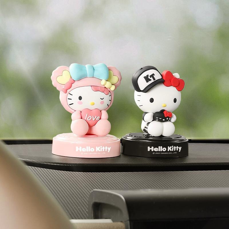 Búp Bê Hoạt Hình Hello Kitty Trang Trí Bảng Điều Khiển Trung Tâm Xe Hơi