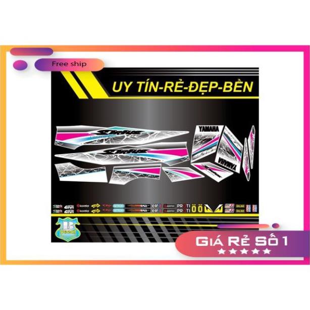 FREE SHIP + QUÀ TẶNG Tem rời xe Sirius V6 nhận đổi màu theo yêu cầu