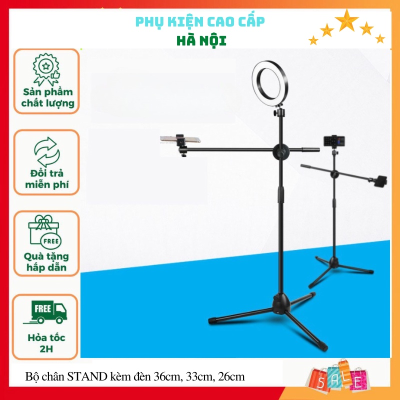 Giá Đỡ Quay Video Chụp Ảnh Topshot Kèm Chân Đèn - Chắc Chắn - Tiện Lợi - Dễ Sử Dụng Hỗ Trợ Quay Video chụp Hình