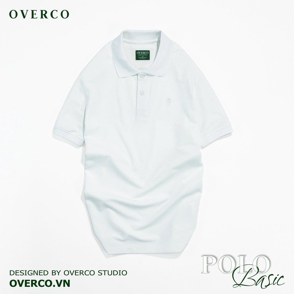 Áo Polo Nam BASIC OVERCO Cao Cấp Chất Vải Cotton USA Mềm Mịn Thoáng Mát 7 Màu