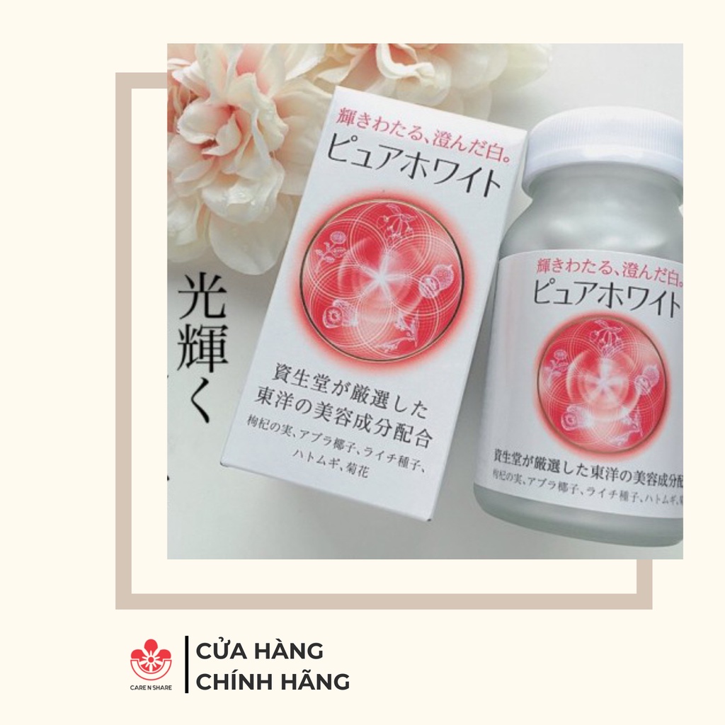 Viên Uống Trắng Da Nhật Bản Shiseido Pure White