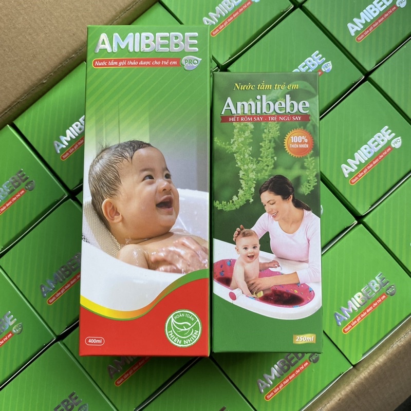 Amibebe - Nước tắm thảo dược cho trẻ sơ sinh và trẻ nhỏ.