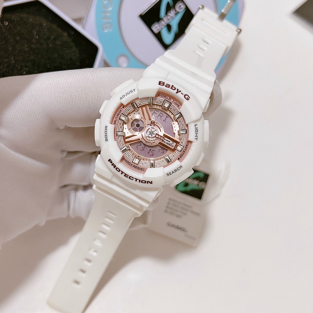 [ Full Box ] Đồng hồ nữ Baby - G Casio hàng cao cấp, size 40mm, dây cao su dẻo, kim thể thao dành cho nữ