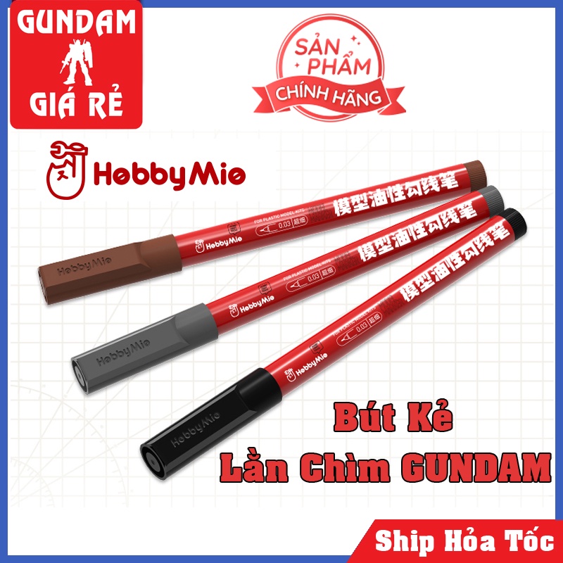 Bút kẻ lằn chìm gundam Hobby Mio L-01 dùng cho mô hình độ bám dính cao