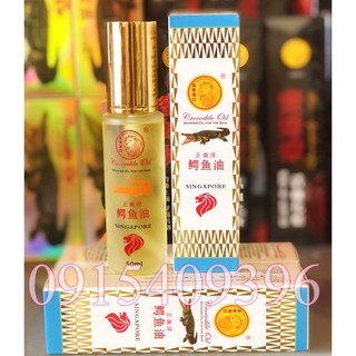 DẦU CÁ SẤU DƯỠNG DA HIỆU SƯ TỬ ĐỎ CROCODILE OIL IMPERIAL HARBOUR 50ML SINGAPORE
