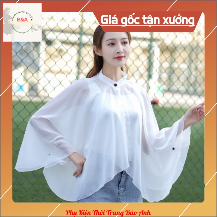 Áo Choàng Mỏng Chống Nắng Chống Tia Cực Tím Hình Lá Sen Thời Trang Đi Biển Mùa Hè