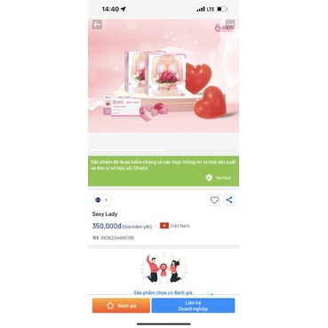 Xà Phòng Tăng Vòng 1, xà bông nở ngực SEXY LADY