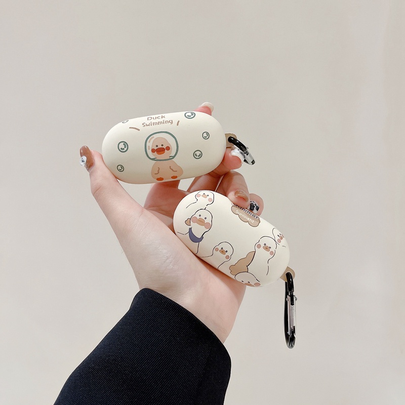 Vỏ Bảo Vệ Hộp Sạc Tai Nghe HUAWEI Freebuds SE Hình Trái Đào / Phi Hành Gia / Gấu Dễ Thương Cho Cặp Đôi