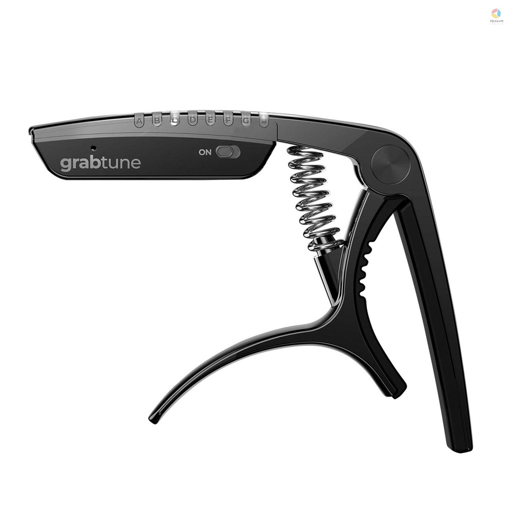 Capo Đàn Guitar 2 Trong 1 JOWOOM GRABTUNE GT-100 Bằng Hợp Kim Kẽm Tích Hợp Pin Sạc Tích Hợp Đèn LED RGB