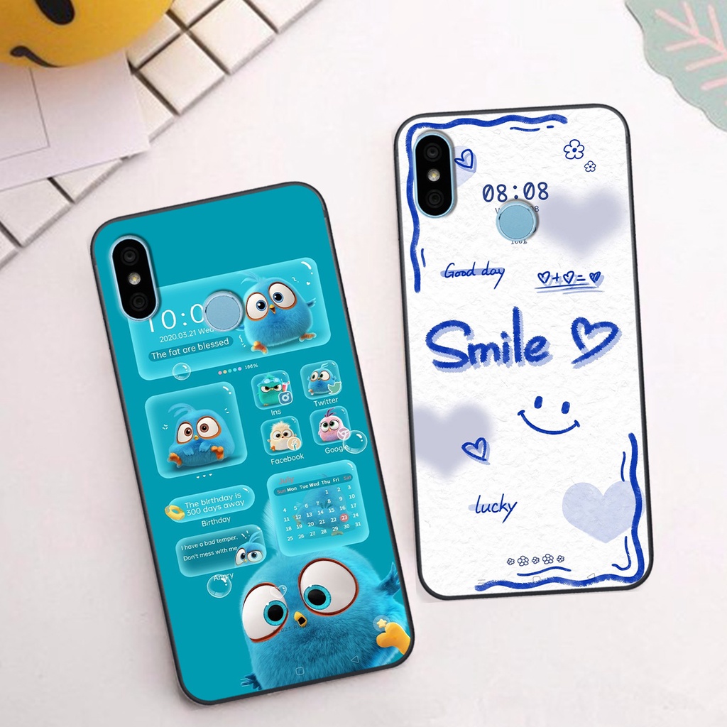 Ốp Xiaomi Redmi 6 Pro / Mi A2 Lite in hình gấu vịt caro nhiều màu sắc ngộ nghĩnh dễ thương