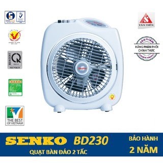 ⚡CHÍNH HÃNG - CÓ GIAO HỎA TỐC⚡Quạt bàn đảo 2 tấc SENKO BD230