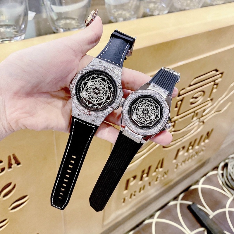 Đồng hồ cặp chính hãng hanboro nam cơ nữ pin đẹp độc lạ LUTOS WATCH