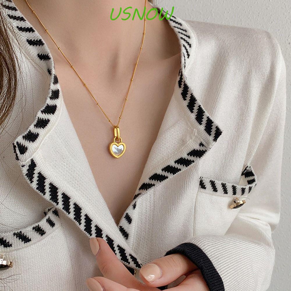 Vòng Cổ Choker Mặt Hình Trái Tim Đơn Giản Cá Tính Cho Nữ