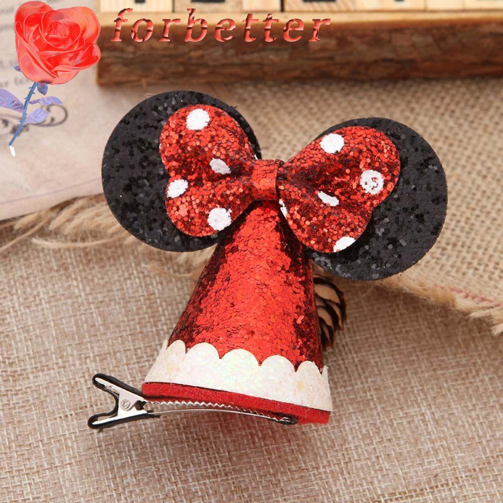 Băng đô cài tóc hình tai chuột Mickey phong cách Hàn Quốc dễ thương cho nữ