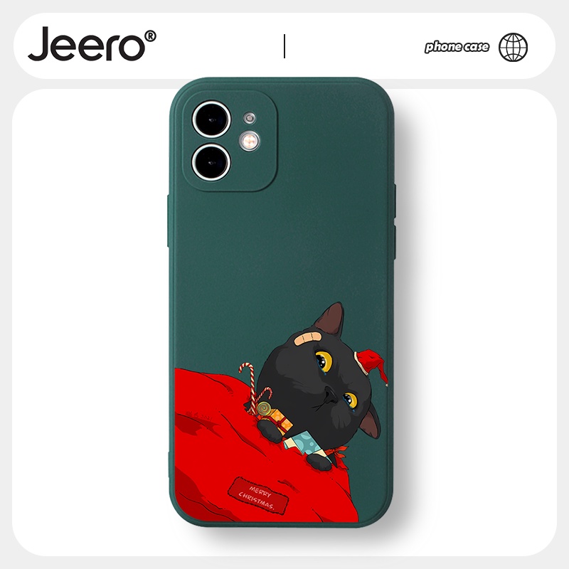 Ốp Điện Thoại JEERO cặp đôi dễ thương đẹp Cho iPhone 14 13 12 11 Pro Max SE 2020 X XR XS 8 7 ip 6S 6 Plus kute HFF1878