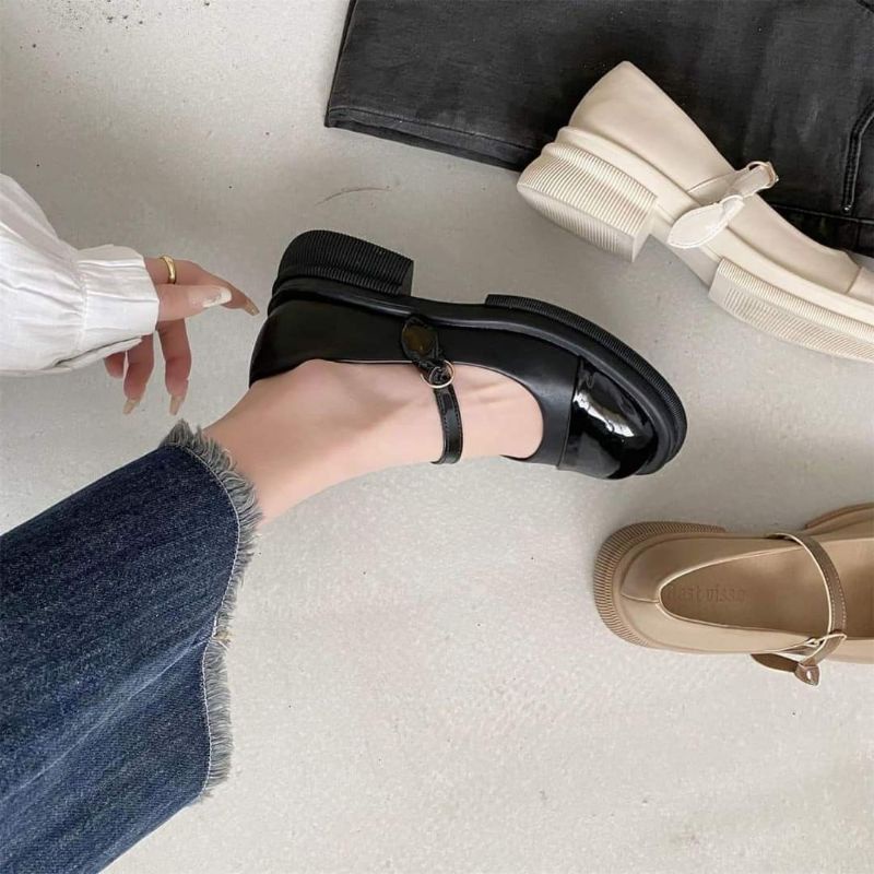 Giày búp bê tiểu thư Vintage