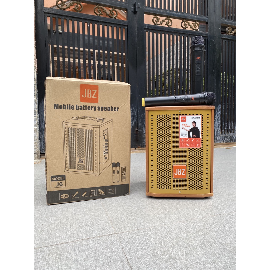 Loa kéo JBZ J6 – Loa karaoke di động chất lượng âm thanh tuyệt đỉnh bass siêu hay vang trong