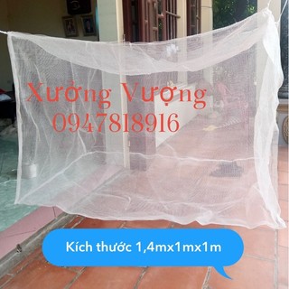 Tráng cá, lưới, vèo, lồng nuôi ốc , cá, lươn, ếch , trạch sợi cước kép có nắp đậy kích thước 1,4mx1x1m