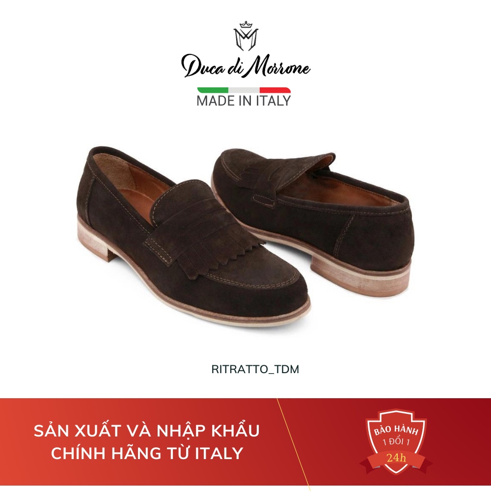 Giày Lười Loafer Nam Da Lộn Cao Cấp DUCA DI MORRONE Nhập Khẩu Chính Hãng Từ Ý - Made In Italy – RITRATTO_TDM