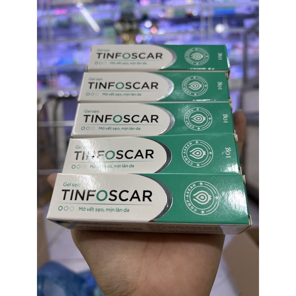 (chính hãng )gel sẹo TINFOSCAR giúp làm mờ sẹo , vết thâm,làm mịn da