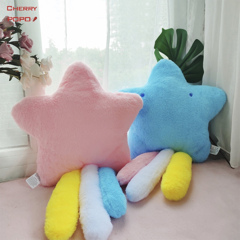 Gối Nhồi Bông Hình Sao Băng Năm Cánh Mềm Mại Dễ Thương Làm Quà Tặng Giáng Sinh / Sinh Nhật / Lễ Tình Nhân