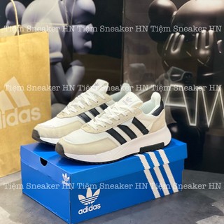 Giày thể thao adidas originals nam giày retropy f2 màu trắng sọc đen 2022