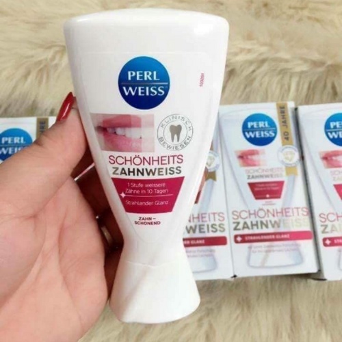 Kem đánh răng siêu trắng PERL WEISS 50ml (hàng nội địa đức)