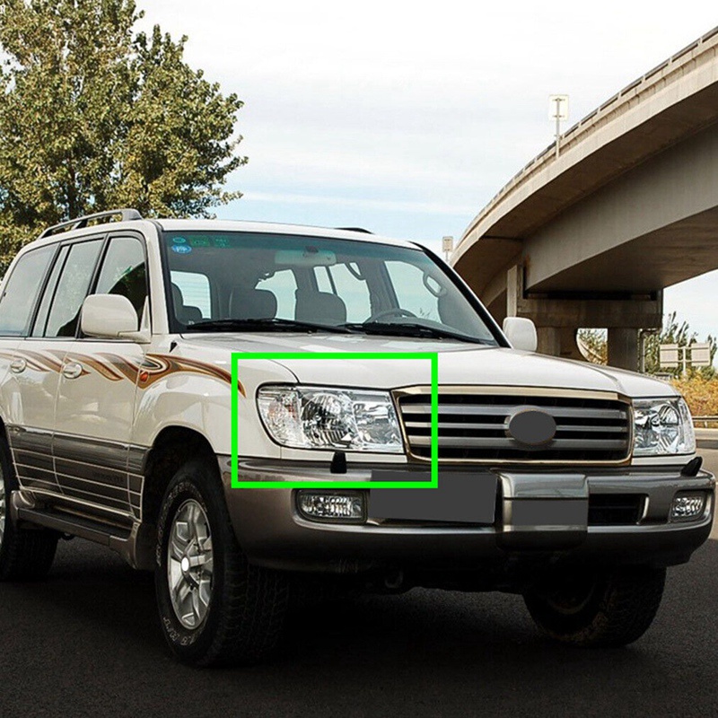 Ốp Đèn Pha Trong Suốt Cho Xe Hơi Toyota Land Cruiser 2004 2005 2006