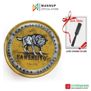 Sáp Vuốt Tóc Nam Sawensito (Sói Vàng) 100gr - Wax Tạo Kiểu Giữ Nếp Siêu Tốc