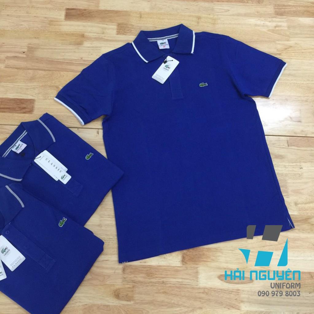 Áo thun cá sấu polo dành cho Nam màu xanh bích (Hàng Xuất Khẩu) ❕