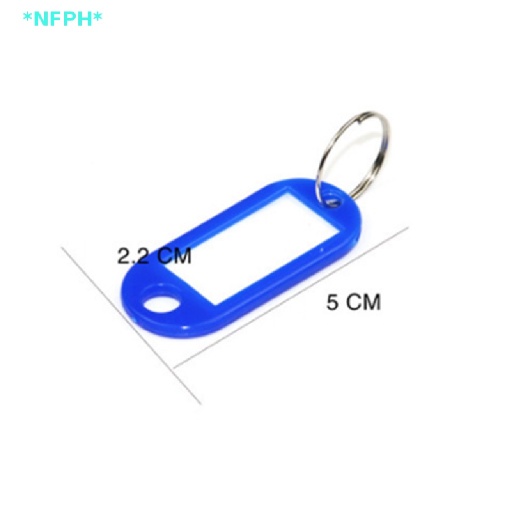 Set 30 Móc Khóa Phân Loại Thẻ ID Nhiều Màu Mới