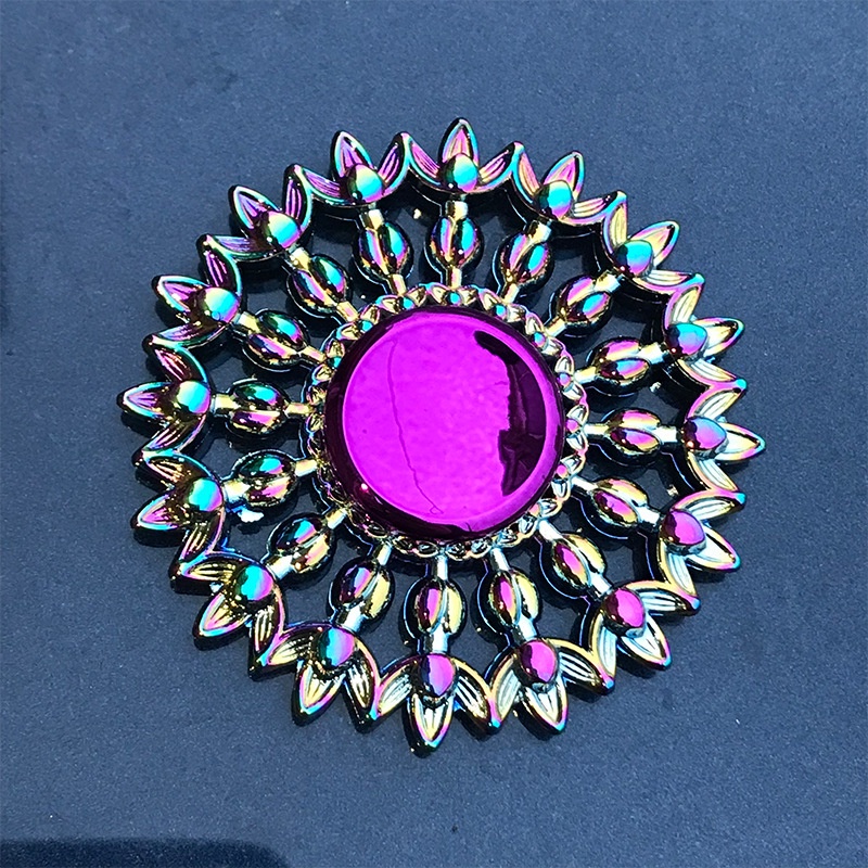 CON QUAY SPINNER TÍM GRADIENT Rubik Kim loại chơi giải trí giá rẻ