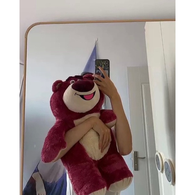 MINISO - Gấu bông thơm dâu tây Lotso Bear trà sữa - ToyStory3 Disney. Hàng chính hãng Miniso