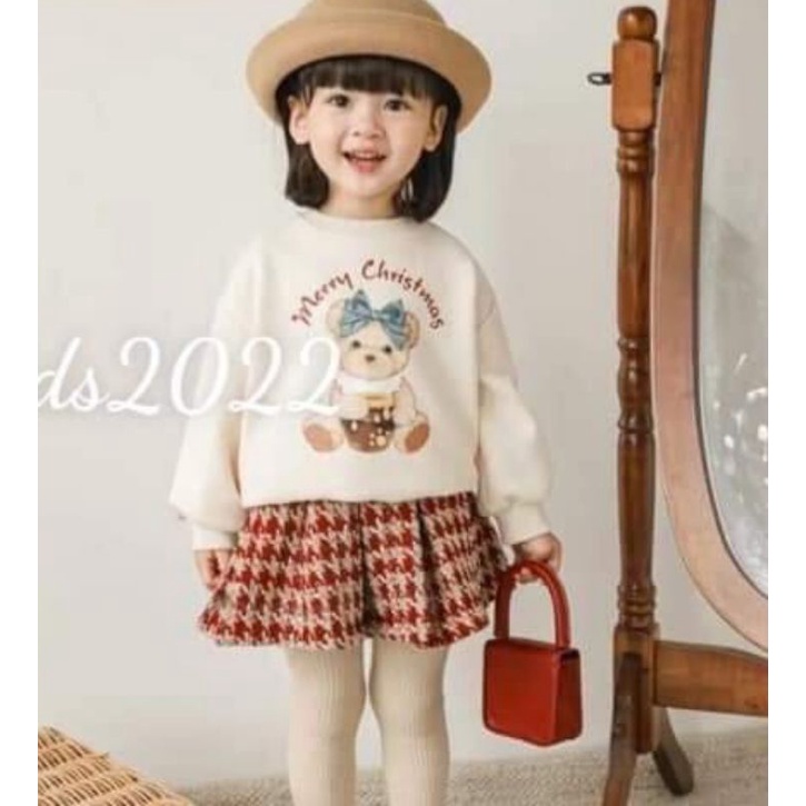 Sét áo kèm chân váy noel