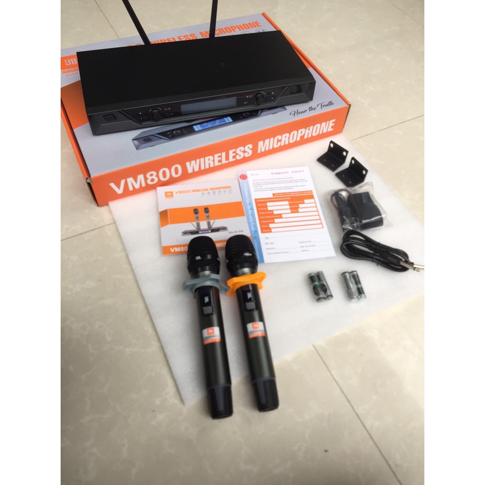 MIC KHÔNG DÂY JBL CÓ TỰ NGẮT HÀNG CAO CẤP BẢO HÀNH CHÍNH HÃNG - GIÁ 1 BỘ