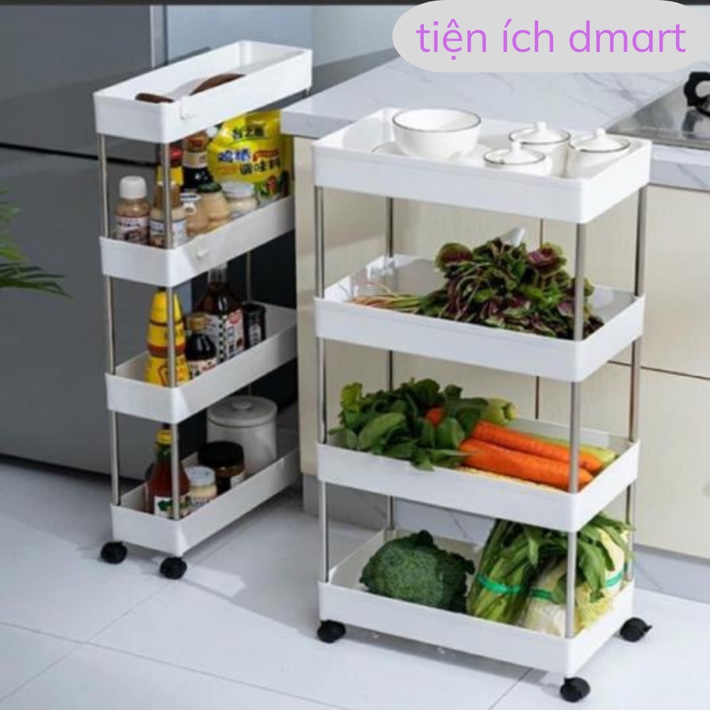 kệ đựng đồ đa năng có bánh xe chuyên dùng cho spa, đựng đồ nhà bếp, để đồ tiện ích 9397