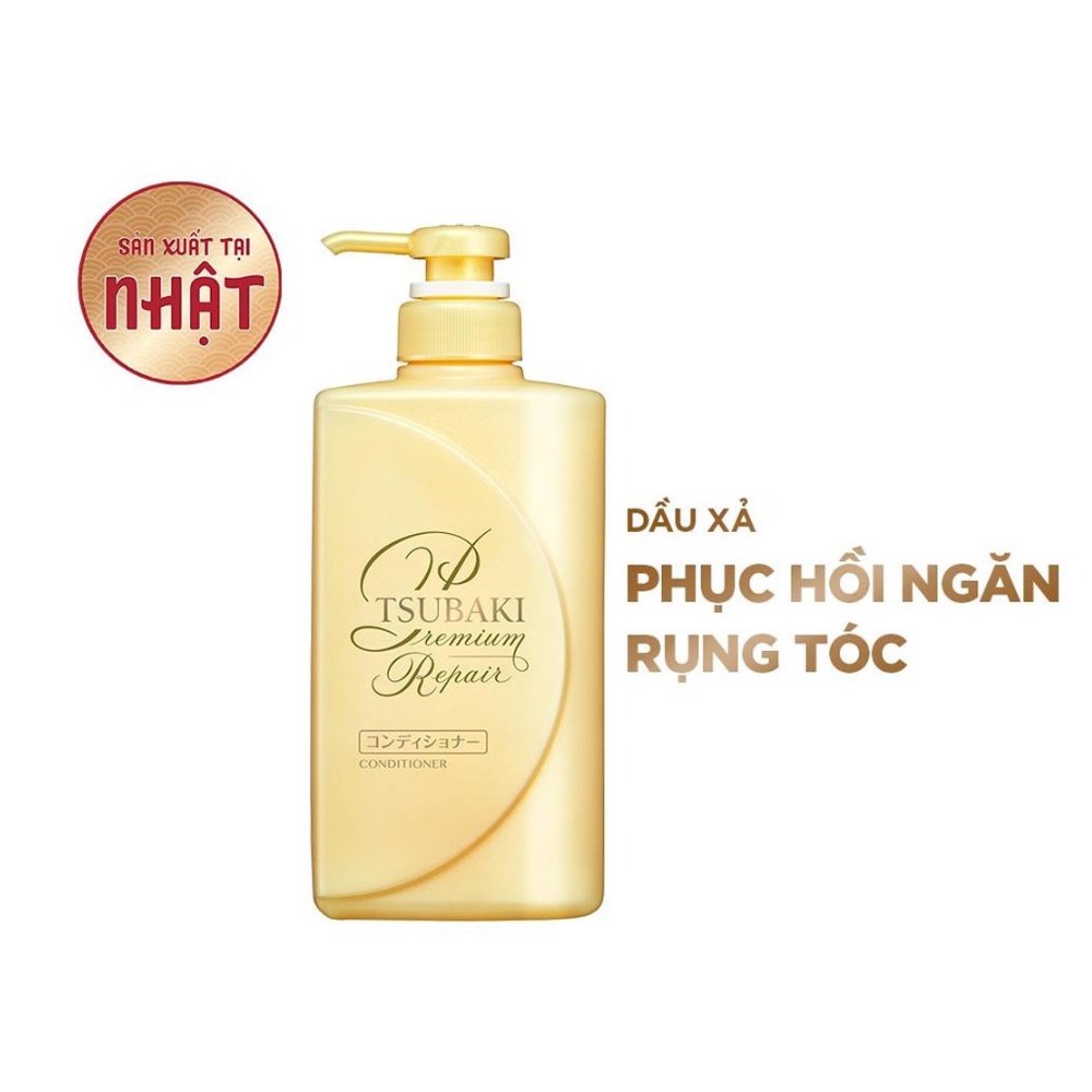 Dầu Xả Giúp Phục Hồi Giúp Giảm Rụng Tóc TsubaKi 490ml