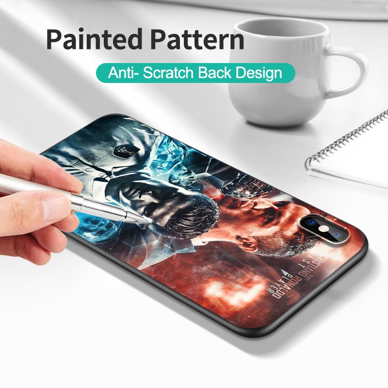 Ốp Điện Thoại Tpu Silicon Mềm Hình Ronaldo Cho Iphone 11 Pro Max CR7