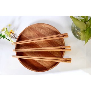 [Gỗ Beech cao cấp] Bộ đũa beech cao cấp